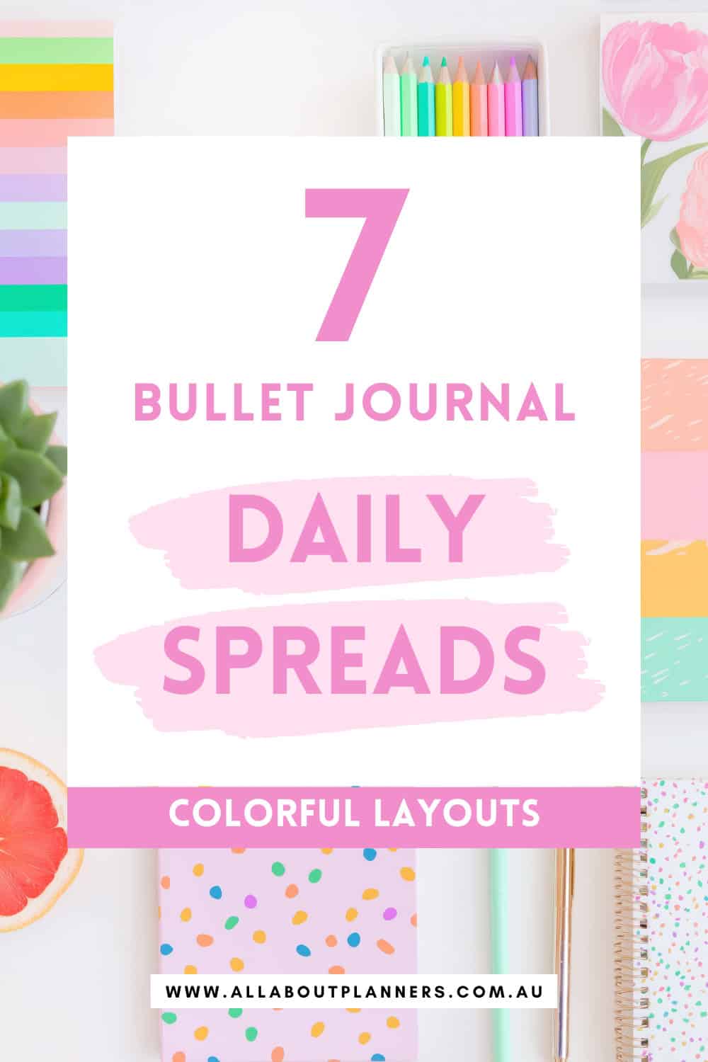 bullet journal daily spread ideas day to a page layouts minimalist colorful simple fast easy setup for beginners workday weekday planner spread