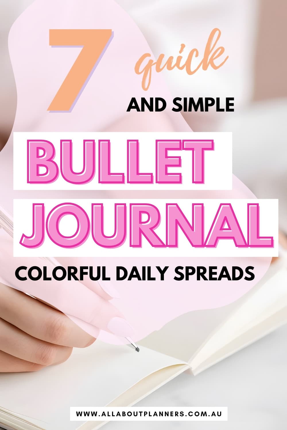 bullet journal quick and simple colorful daily spreads layout ideas inspiration planner setup bujo for beginners fast day to a page