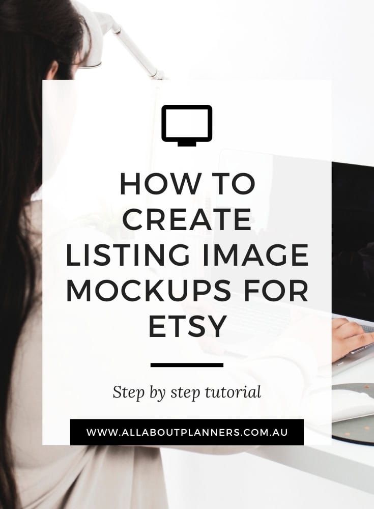 how to create etsy listing images that look realistic computer laptop using free tools canva printables business beginner tutorials step by step