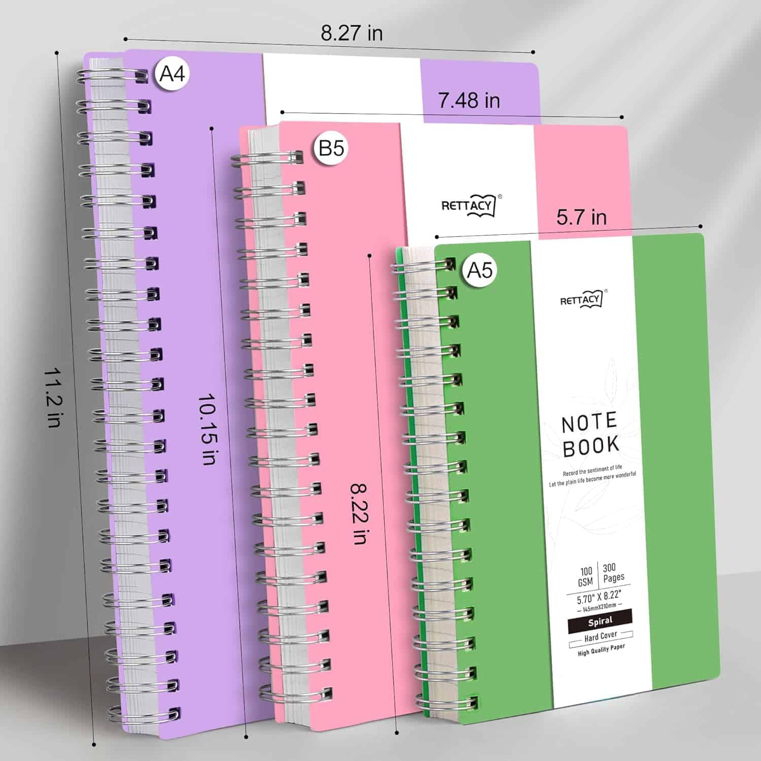 rettacy dot grid notebook spiral bound cheap affordable favorite amazon bullet journal supplies