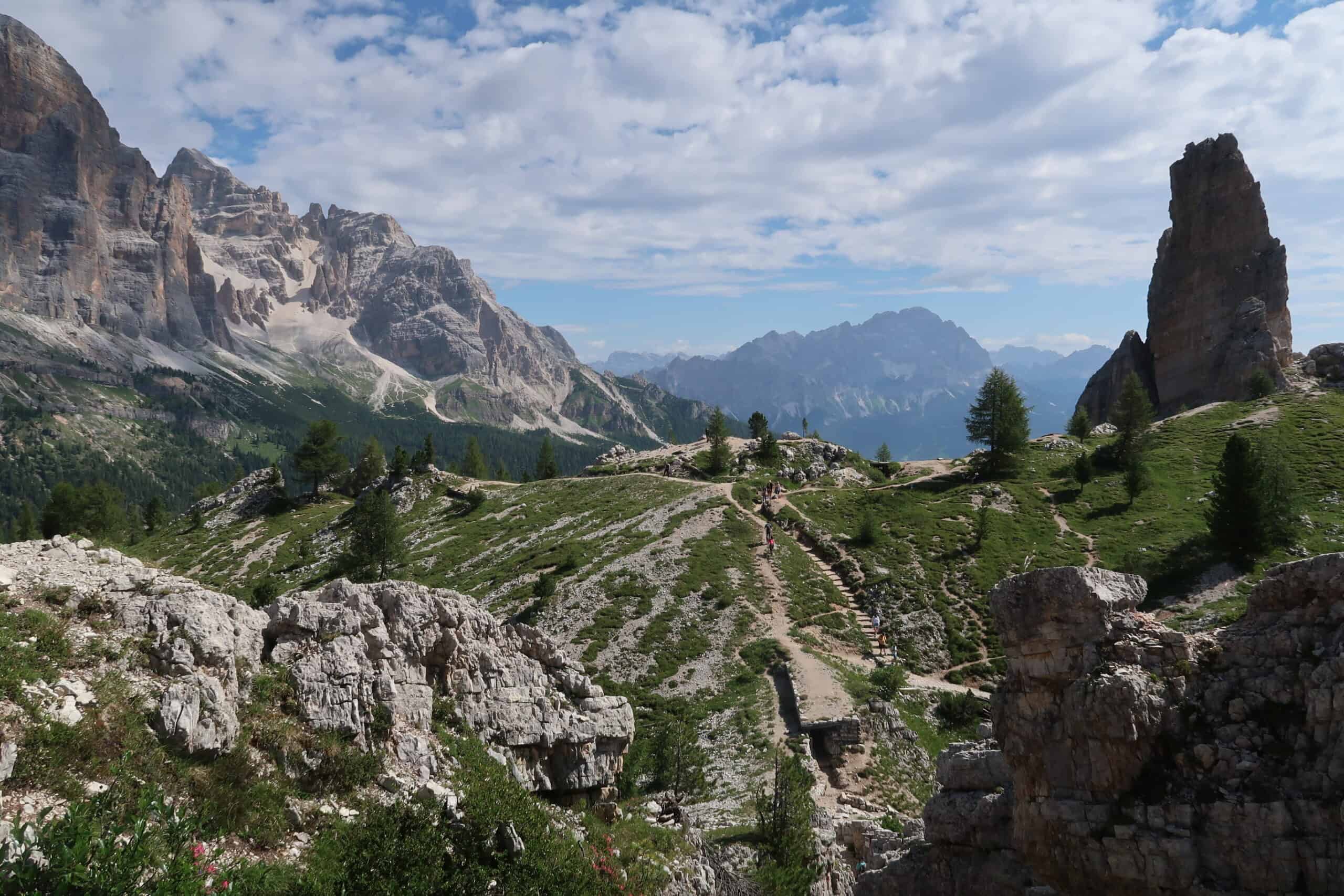 best views in the dolomites with minimal effort cinque torri hike from cortina easy half day or full day trip via bus with kids