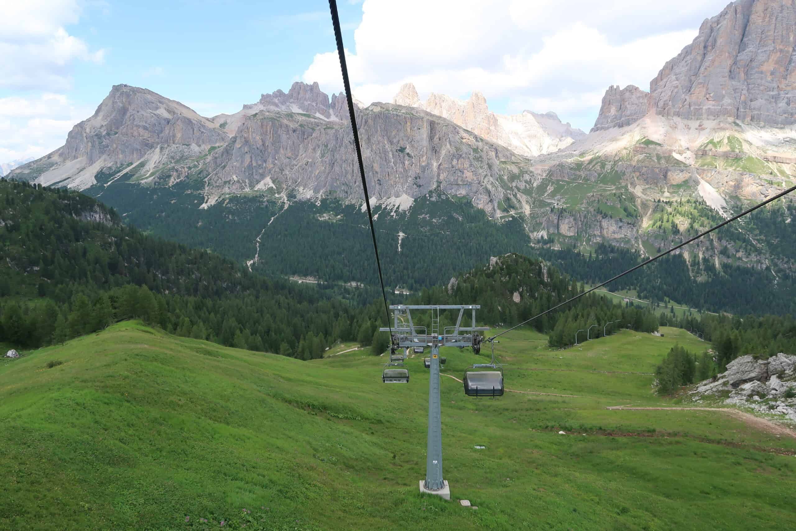 chairlift up to the Cinque Torri scenic hike with minimal effort half day trip from cortina