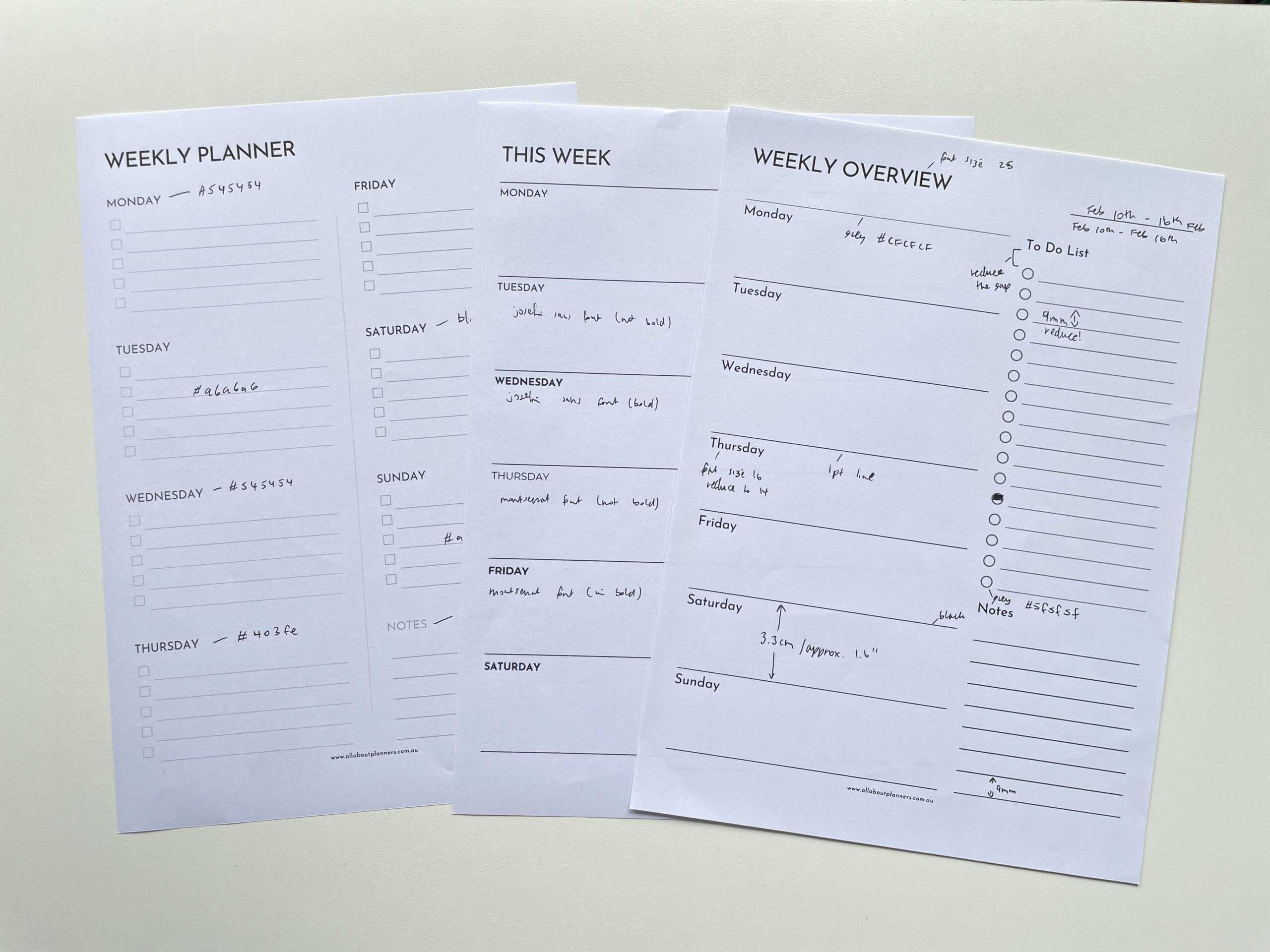 how to make planner printables the entire design process from start to finish choosing fonts colors page size how to create printables in canva