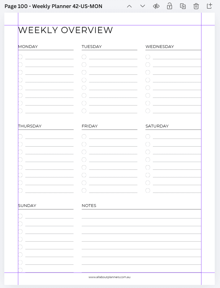 how to make printables in canva set up page margins lock guides how much spacing to allow on left and right side half inch margin