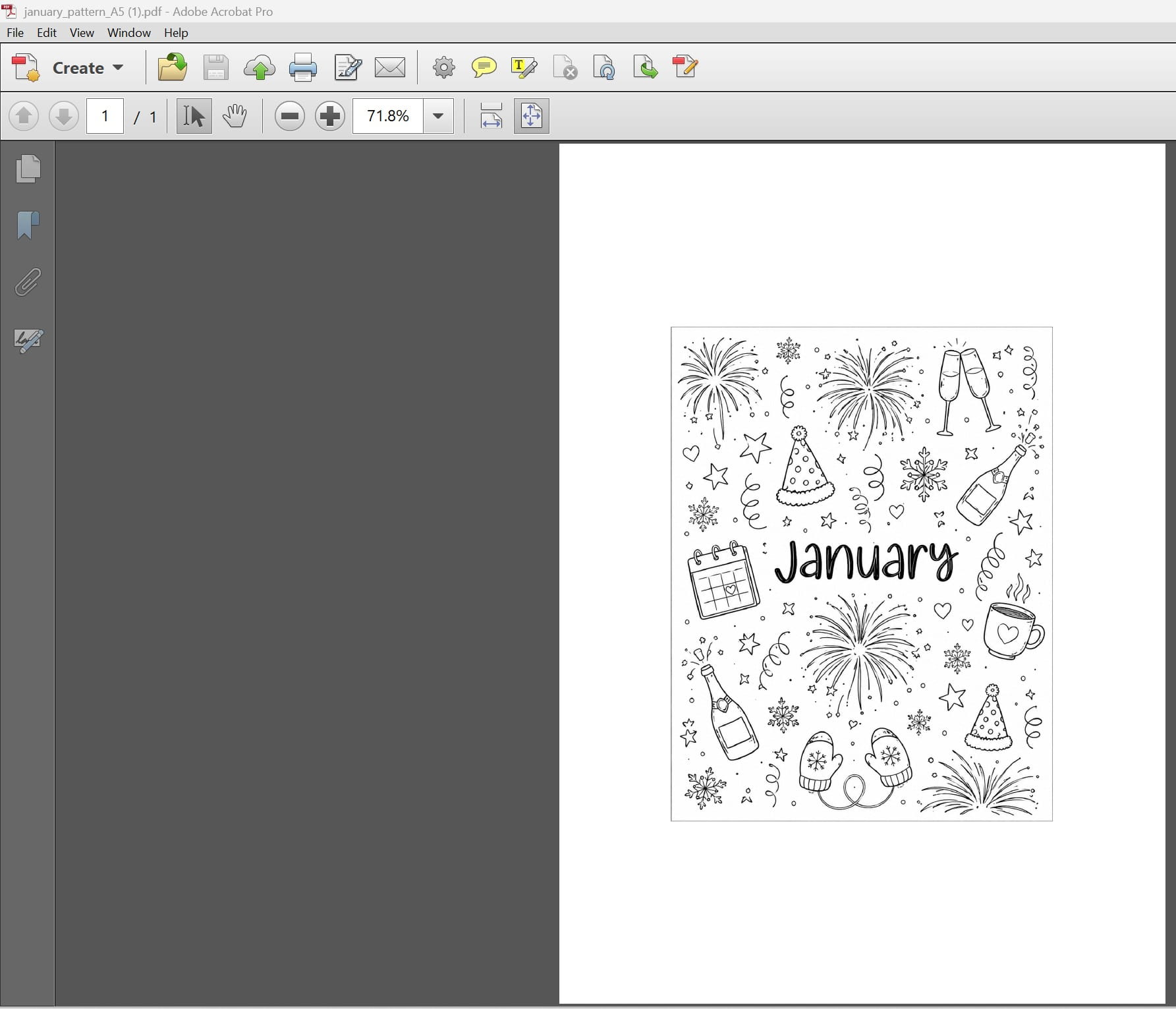 creating printable using chatgpt AI image creation monthly divider pages for planner or bullet journal (1)