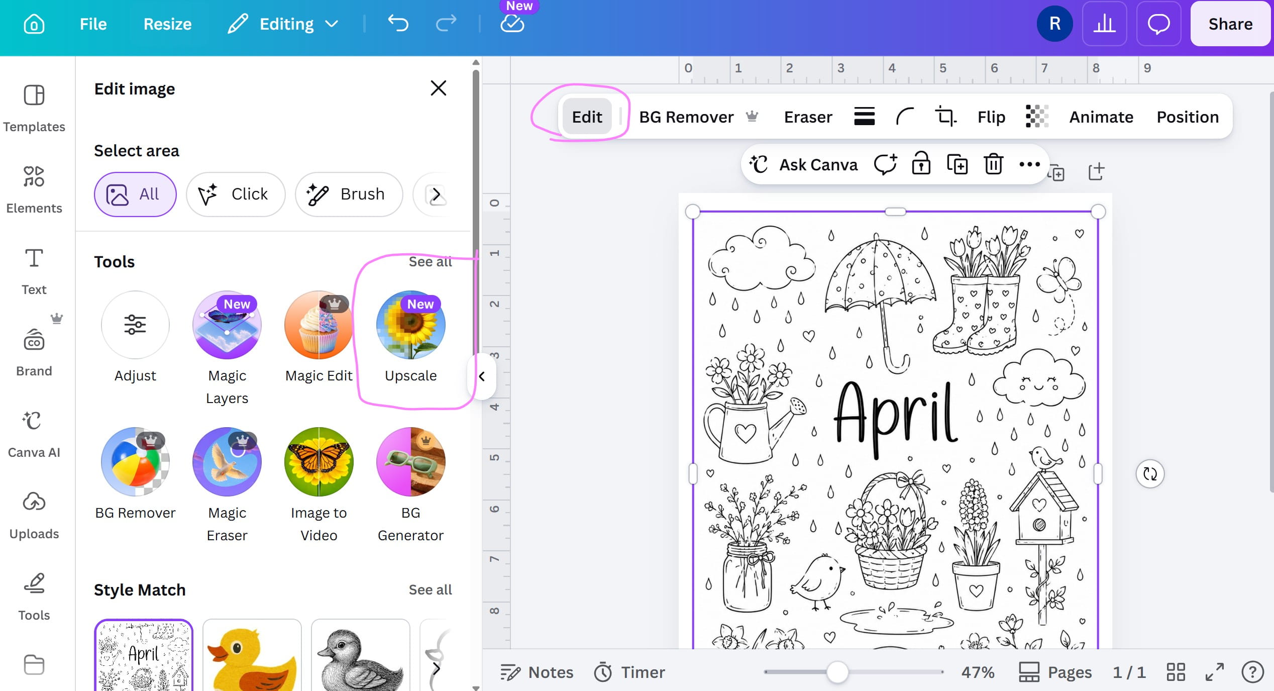 how to make images generated from chatgpt clearer in canva (1)