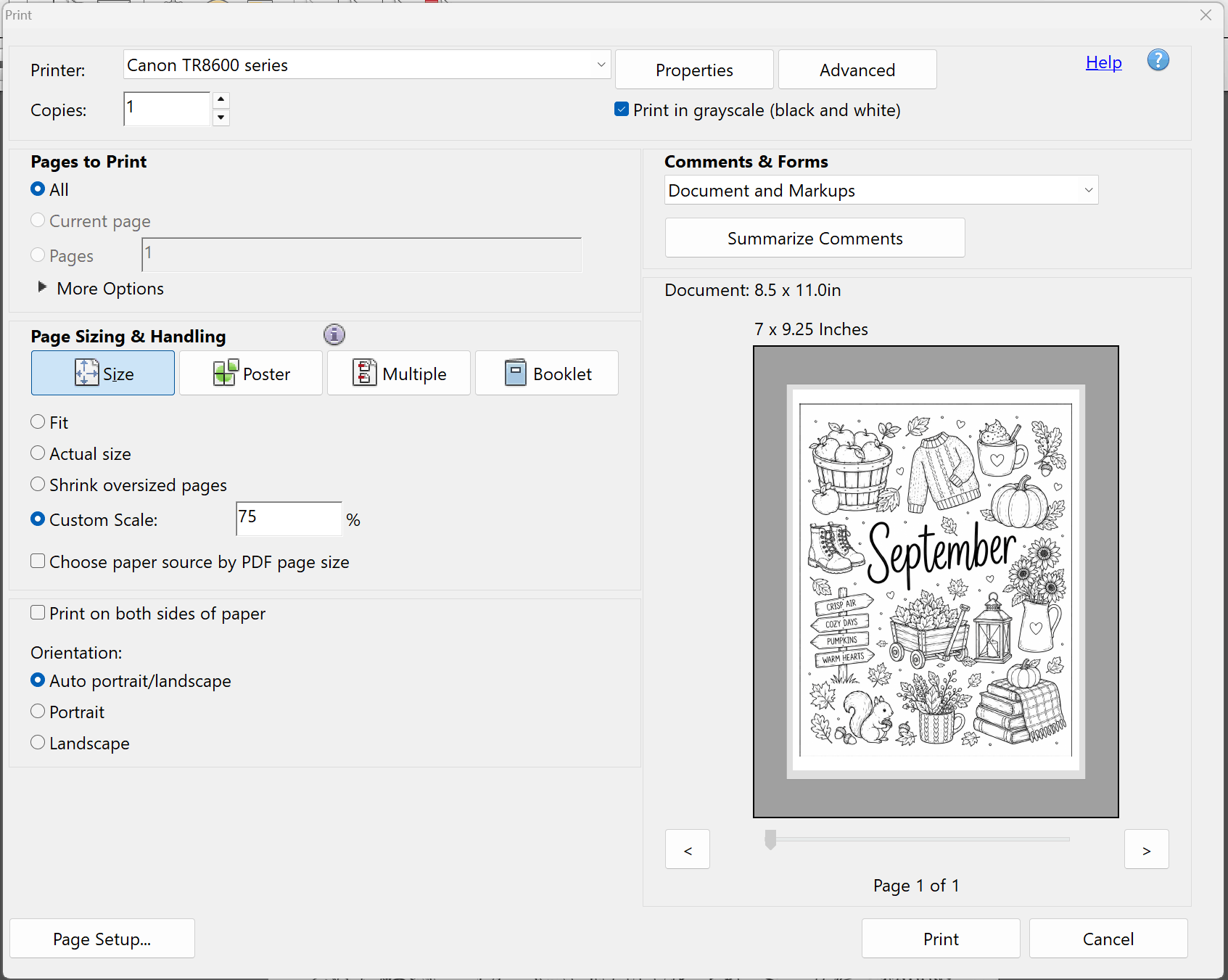 how to make monthly cover pages for your planner or bullet journal doodle design with no art skills using chatgpt (1)