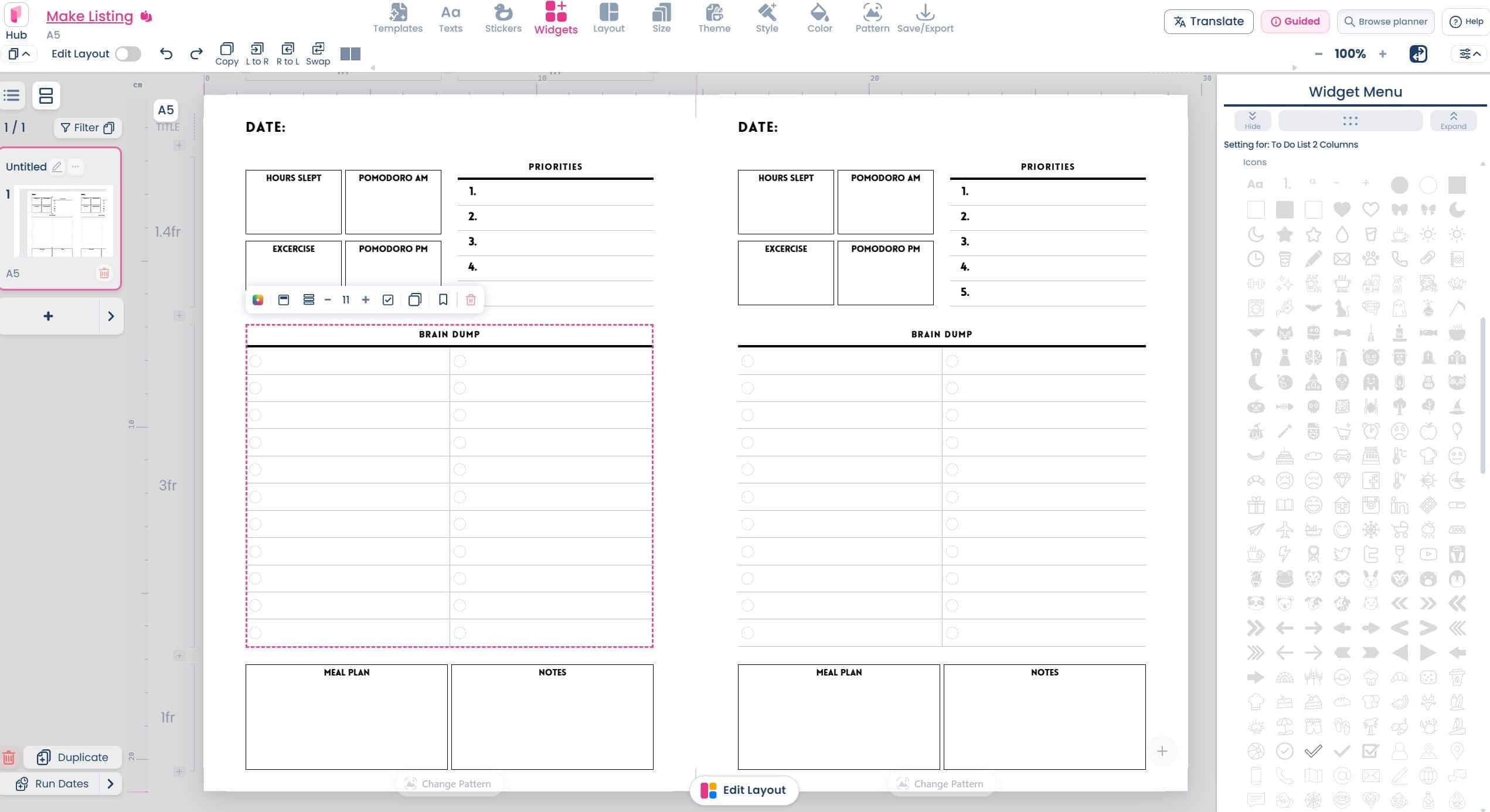 how to make printables in less than 5 minutes with planify pro fast easy quick customisable templates daily weekly monthly calendars (1)