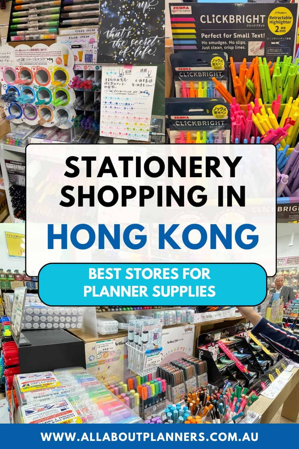 where to find the best stationery in hong kong cheap planner supplies pens highlighters washi tape affordable zebra mildliners pilot frixion