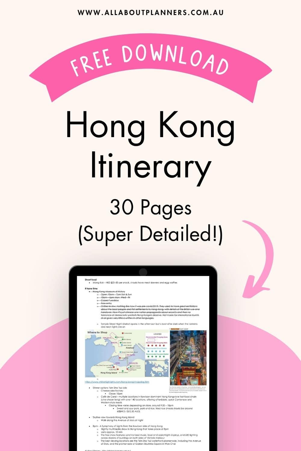 hong kong stopover itinerary printable download detailed type a travel itinerary where to eat best viewpoints things to see and do