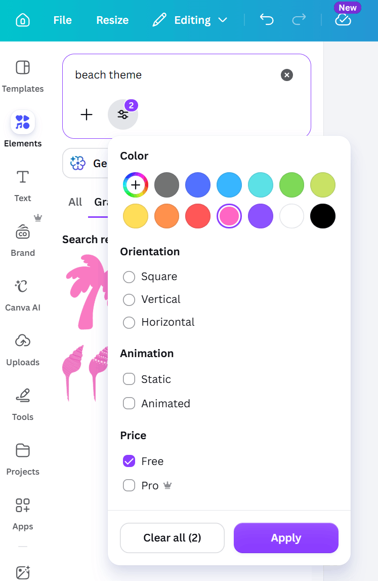 how to find cute clipart picture graphics in canva free version make party invitations printables monthly calendar tutorial (1)