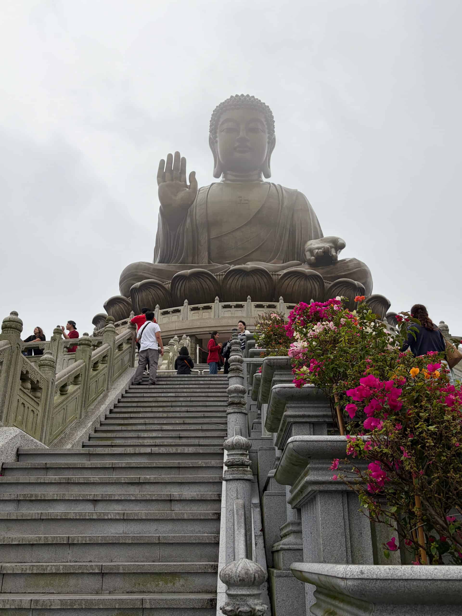 lantau island big buddha statue 1 day trip from hong kong island things to see and do march itinerary foggy weather is it worth the time and effort to visit