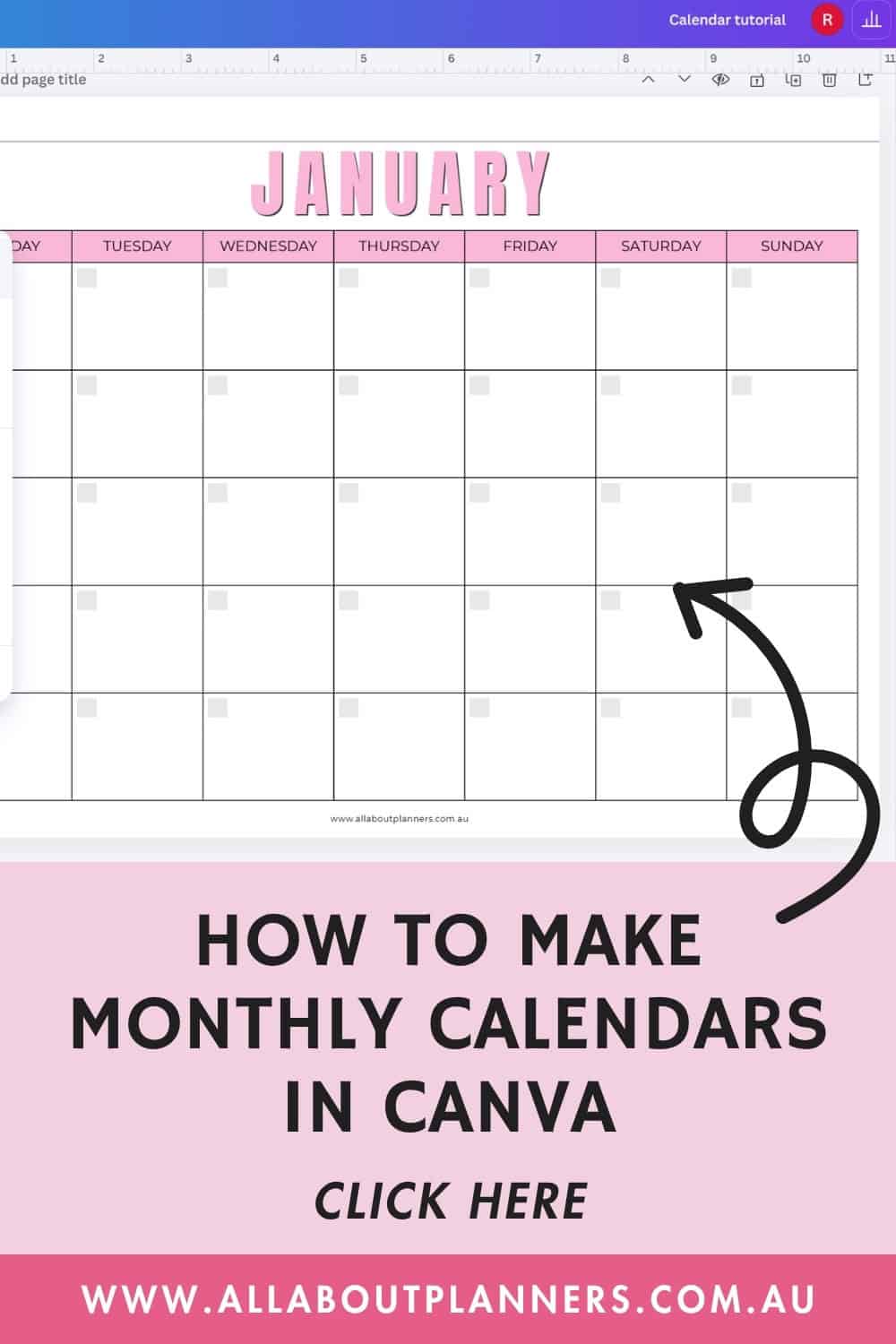 make monthly calendar canva tutorial dated undated minimalist colorful layout ideas diy planner inserts for disc planner