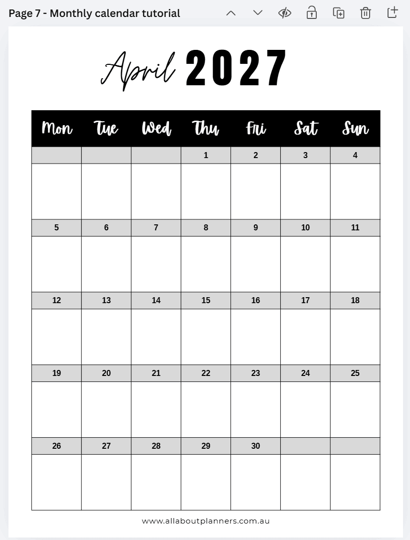 portrait monthly calendar tutorial canva step by step instructions how to make a dated monthly calendar undated minimalist (1)
