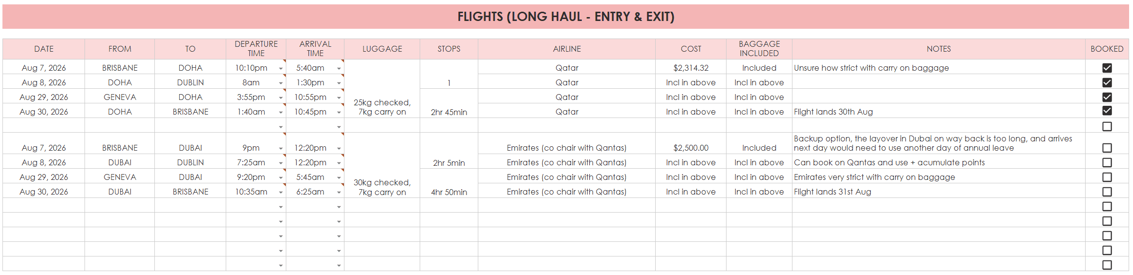 flight routes research travel planner how to beat jet lag plan a europe itinerary are red eye flights worth it spreadsheet to keep track of vacation planning