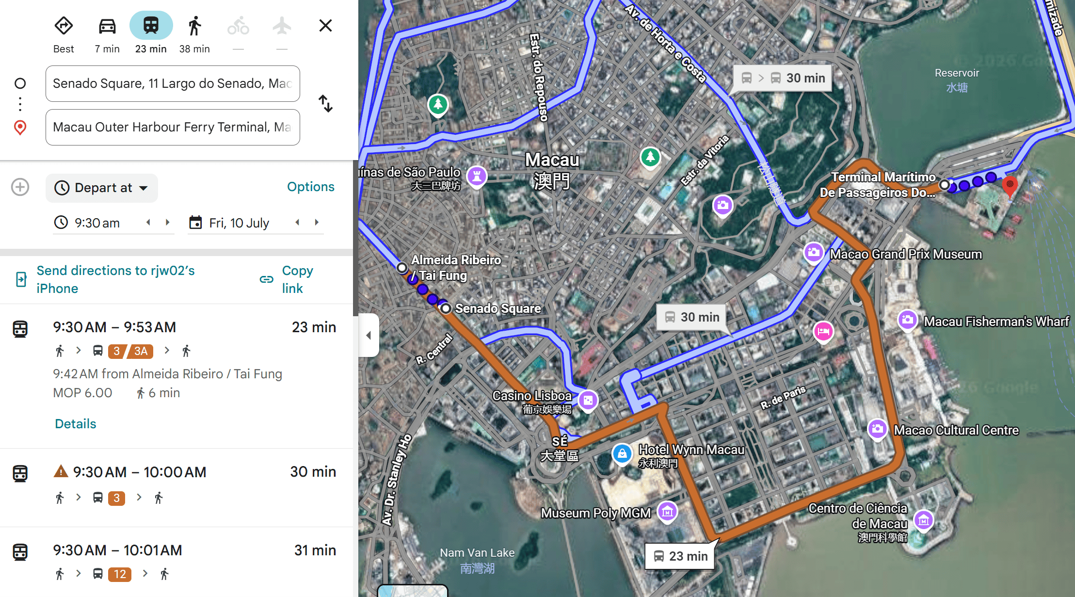 how to get from macau outer ferry terminal to senado square public bus day trip from hong kong itinerary schedule suggested timings best day trip