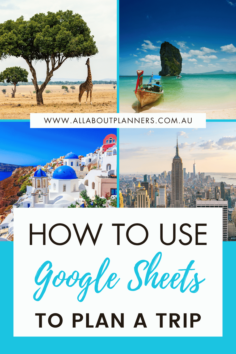 how to use google sheets to plan a round the world trip gap year cruise road trip family travel planner itinerary spending packing list checklist tasks template